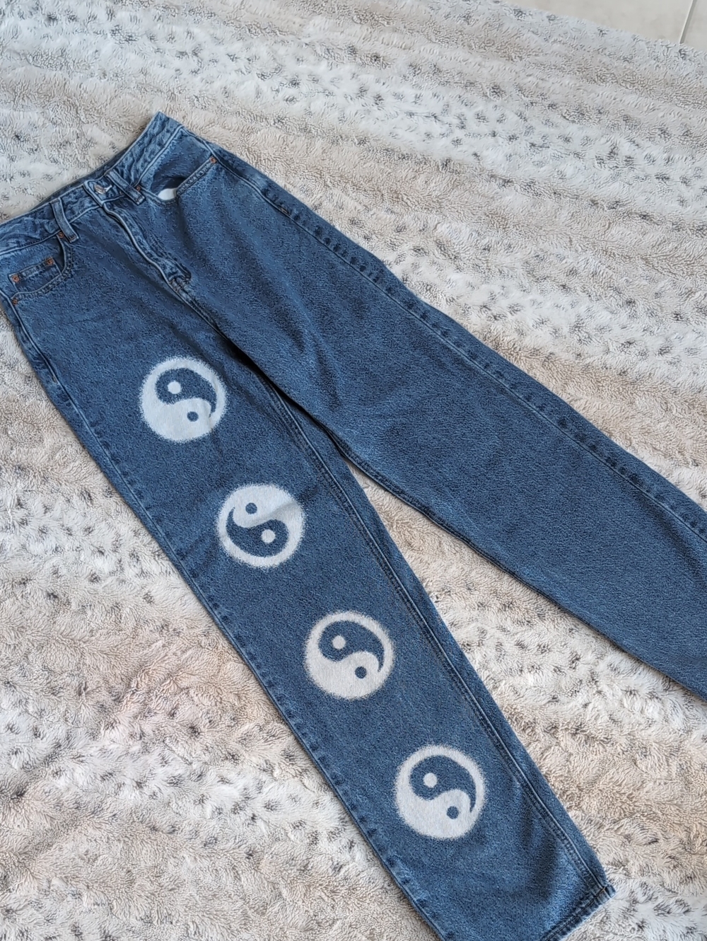 PacSun Yin Yang 90's Boyfriend Jeans